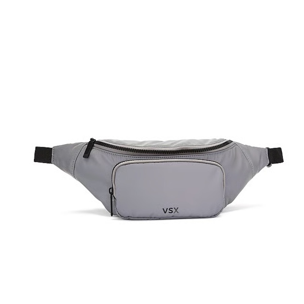 New VICTORIA'S SECRET VSX Belt Bag Gray reflective
